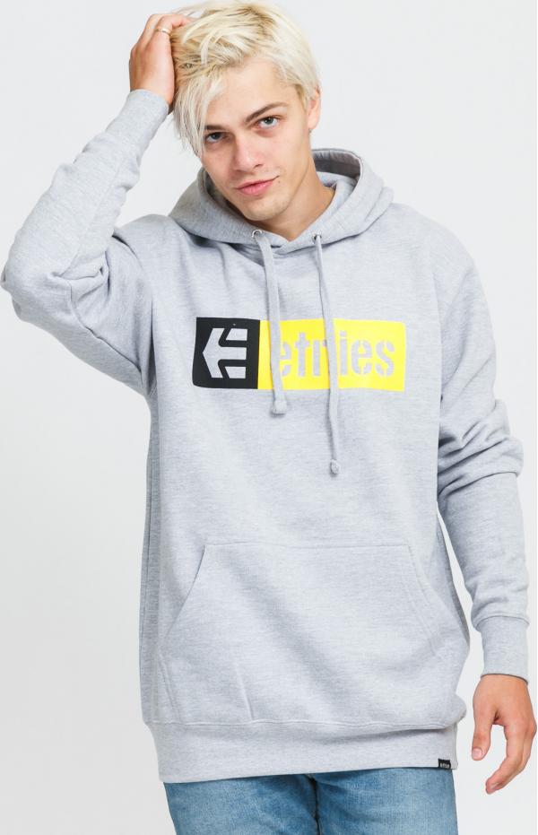 etnies New Box Hoodie melange šedá