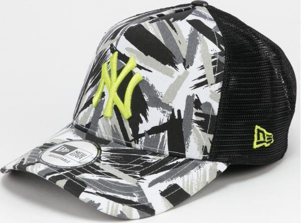 New Era 940 MLB Seasonal Camo AF Trucker NY černá / bílá / šedá