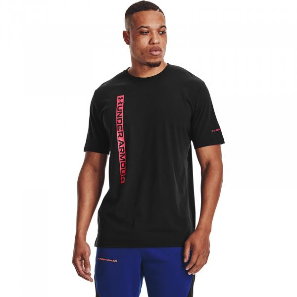 Under Armour Vertical Wordmark Ss Black
