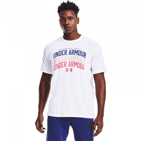 Under Armour Multi Color Collegiate Ss White