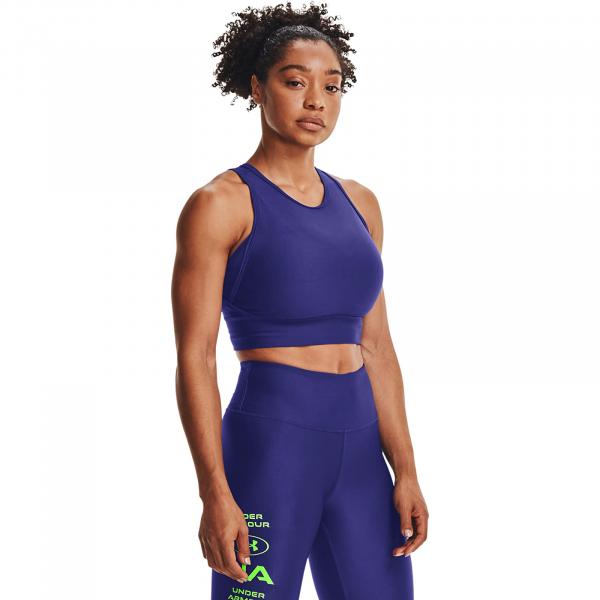 Under Armour Hg Armour Crop Tank Blue