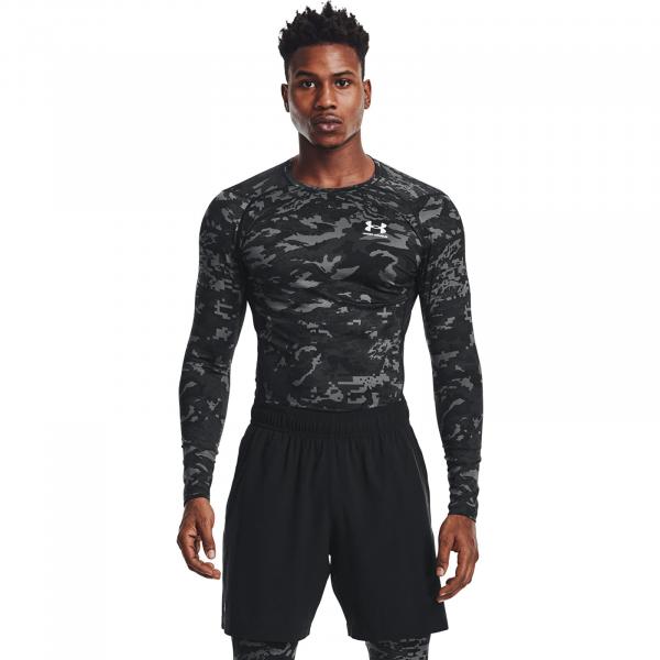 Under Armour Hg Armour Camo Comp Ls Black