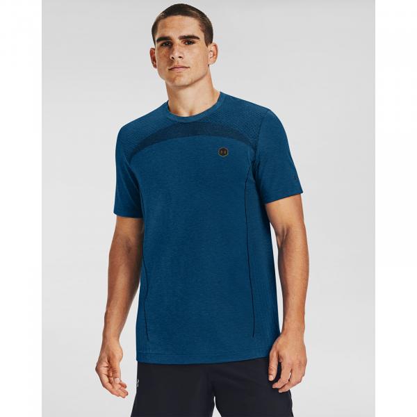 Under Armour Rush Seamless Fitted Ss Blue