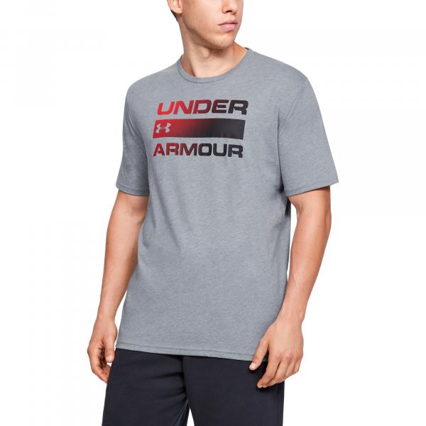 Under Armour Team ISSue Wordmark SS Grey