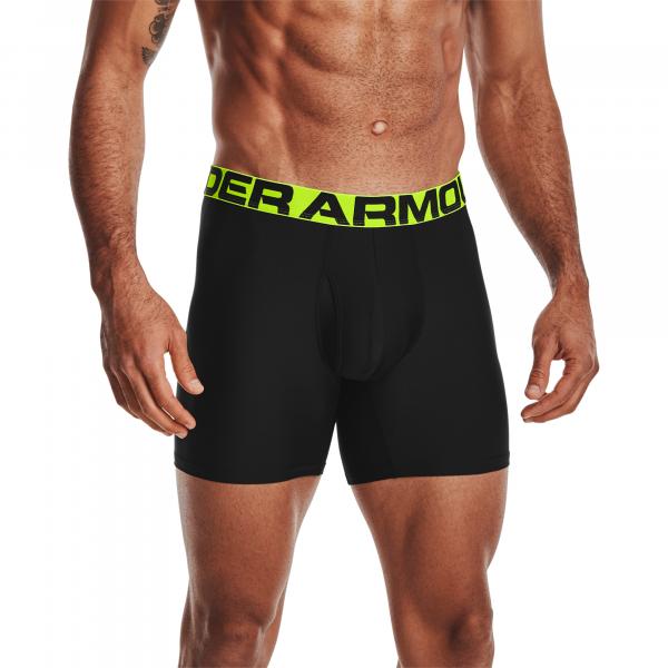 Under Armour Tech 6In 2 Pack Black/ Pink Shock