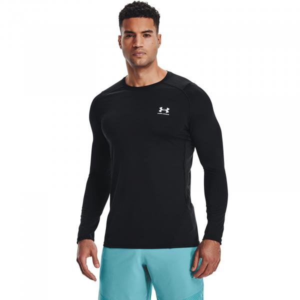 Under Armour Hg Armour Fitted LS Black/ White