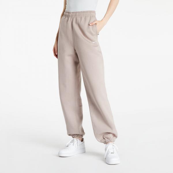 NikeLab Women's NRG Solo Swoosh Fleece Pant Malt/ White