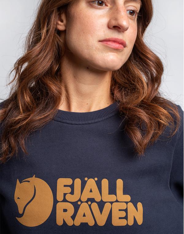 Fjällräven Fjällräven Logo Sweater W 555 Dark Navy XS