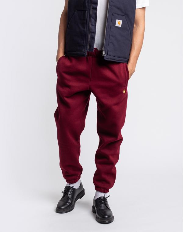 Carhartt WIP Chase Sweat Pant Jam / Gold L