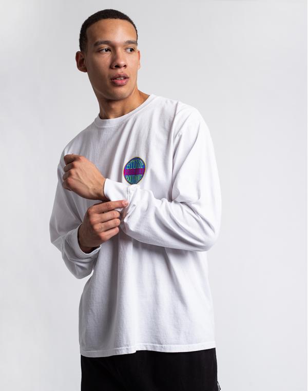 Stüssy Post Modern Equipment LS Tee WHITE L