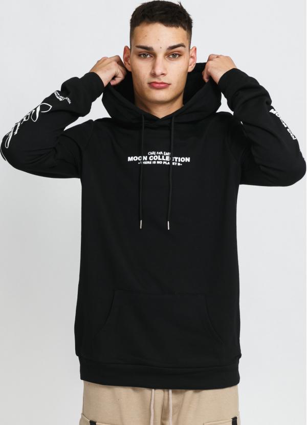 Sixth June oon Printed Regular Hoodie černá