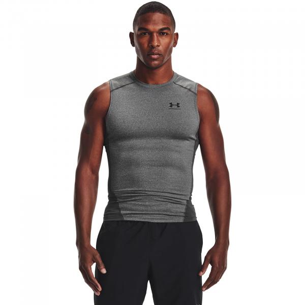 Tílko Under Armour Hg Armour Comp Sl Carbon Heather/ Black XL