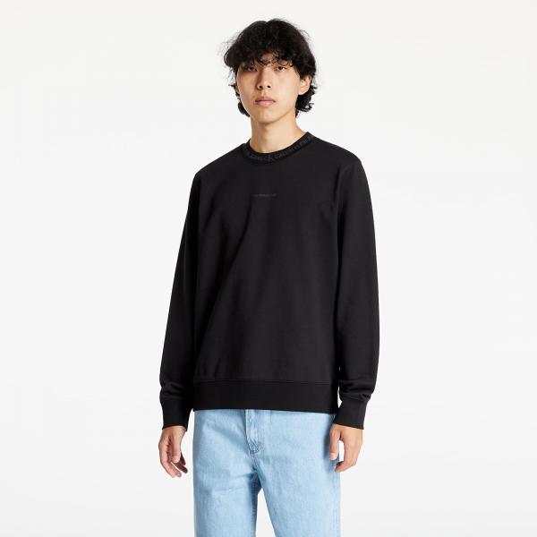 Calvin Klein Jeans Logo Jacquard Crewneck Ck Black