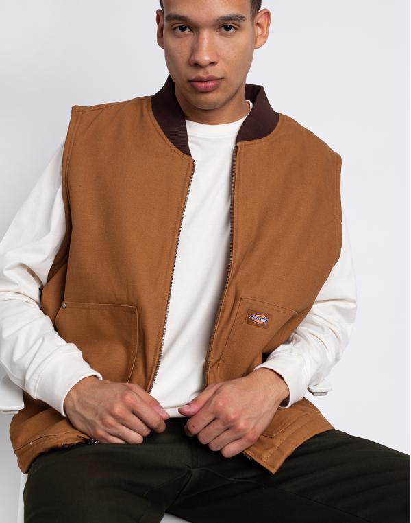 Dickies DC Vest Brown Duck S