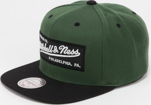 Mitchell & Ness Branded Box Logo Snapback zelená / černá