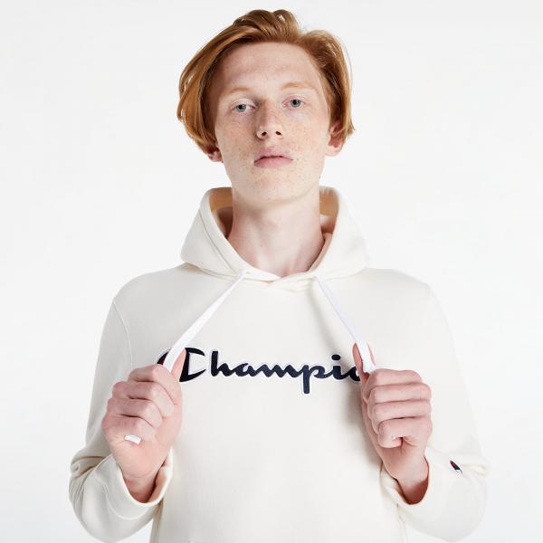 Champion Rochester Logo Hoodie White