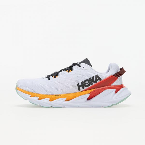 Hoka One One® M Elevon 2 White/ Blazing Orange