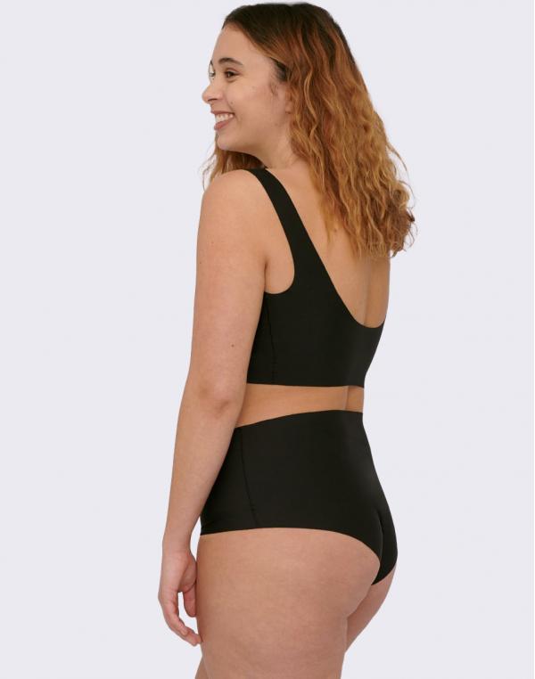Organic Basics Invisible Cheeky High-Rise 2-pack Black S