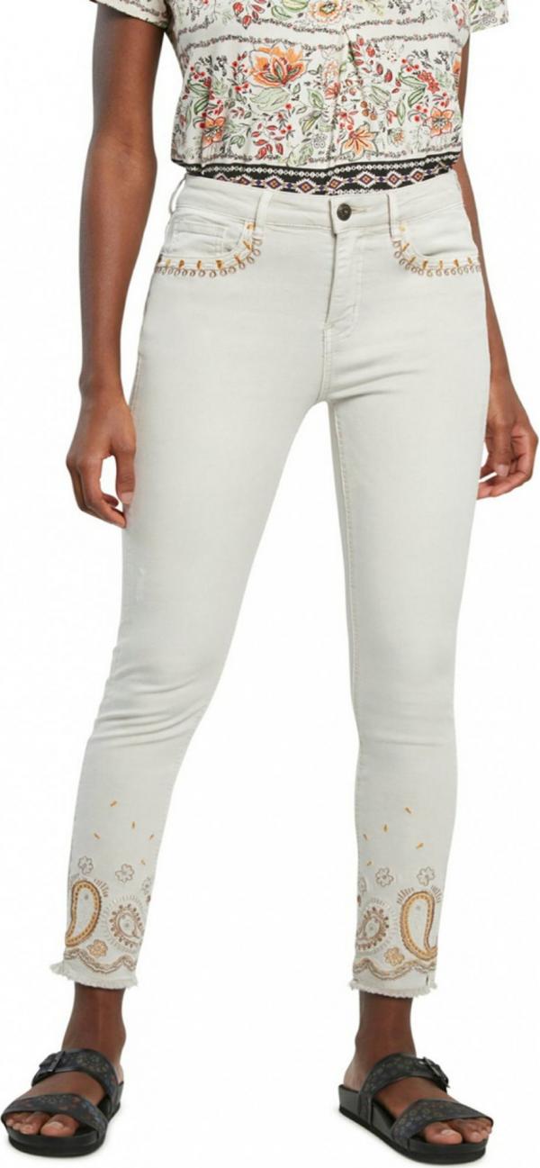 Pant Ankle Paisley Kalhoty Desigual