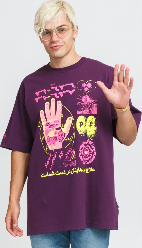 Converse x paria /FARZANEH Fashion Tee fialové