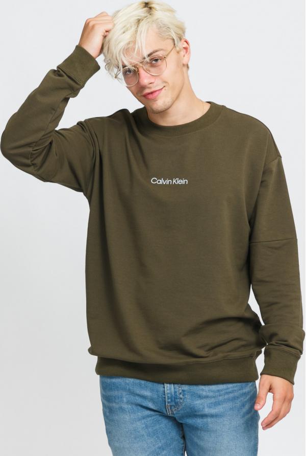 Calvin Klein Structure Lounge Sweatshirt S olivová