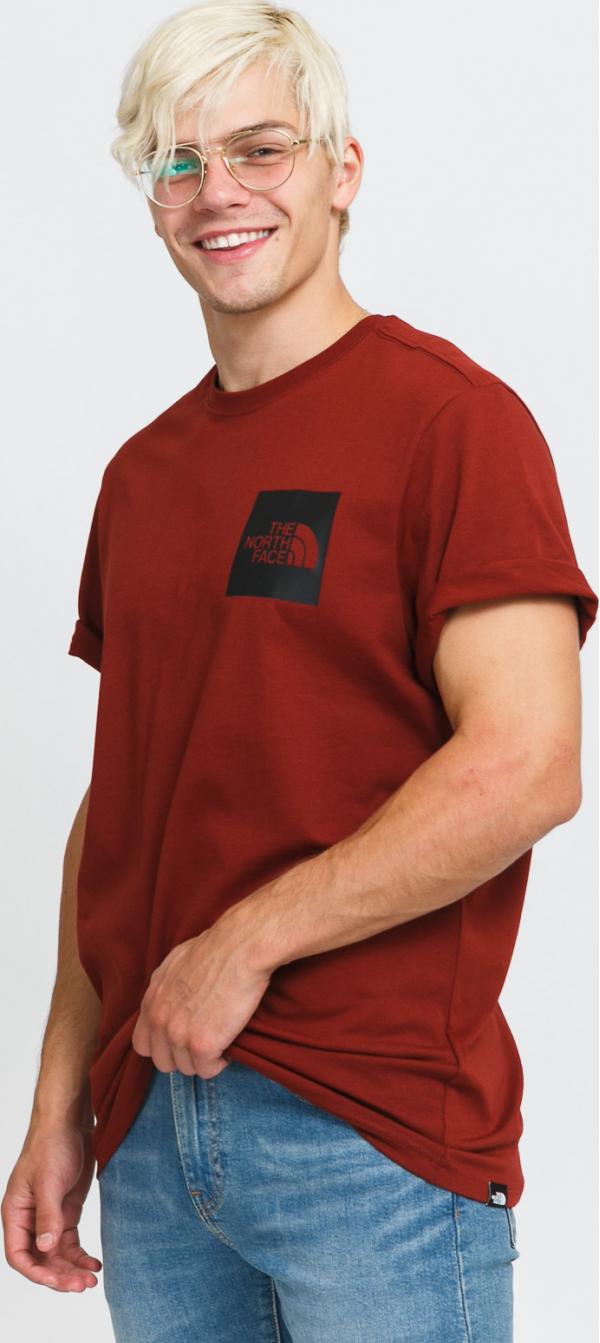 The North Face M Fine Tee vínové