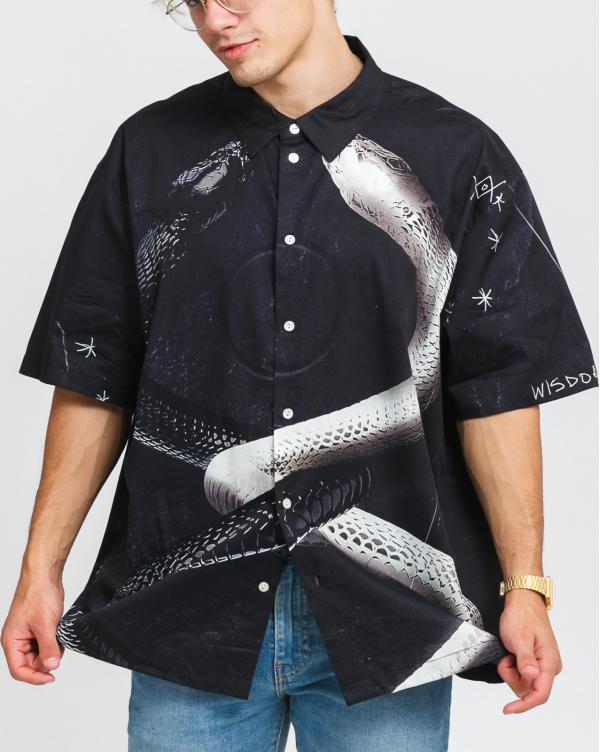 Daily Paper Lair SS Shirt černá