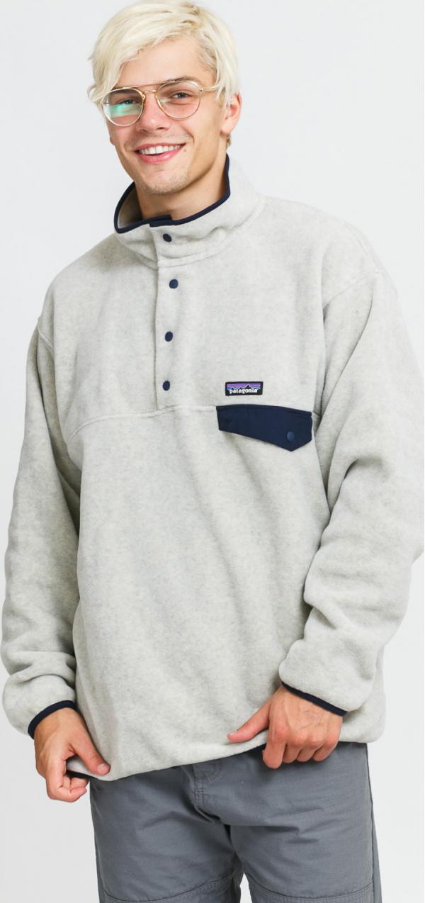 Patagonia M's Synchilla Snap-T Fleece Pullover melange šedá