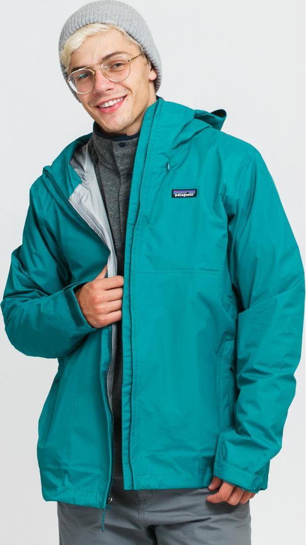 Patagonia M's Torrentshell 3 Jacket tyrkysová