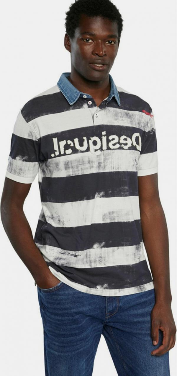 TS Julien s logem Polo triko Desigual