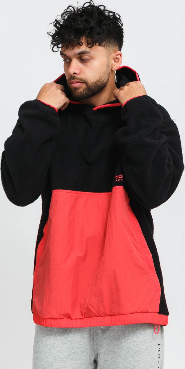 adidas Originals P Fleece Hood černá / červená