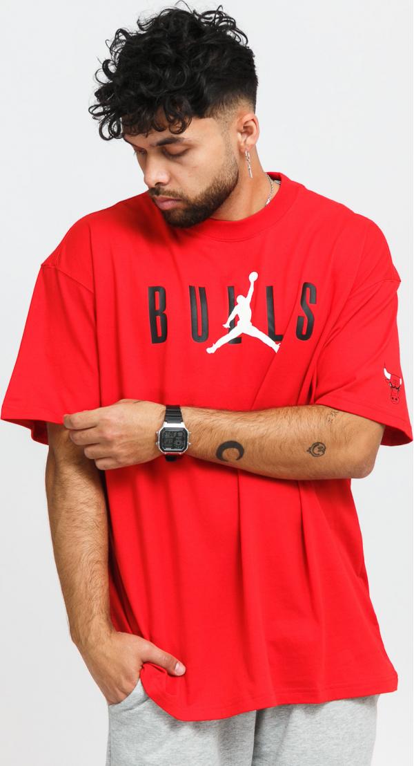 Jordan Chicago Bulls Courtside SS Tee červené