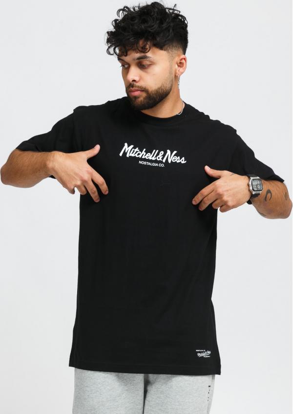 Mitchell & Ness Pinscript Tee černé