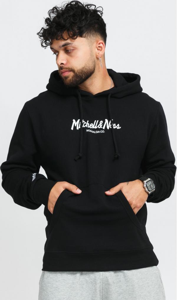 Mitchell & Ness Pinscript Hoody černá