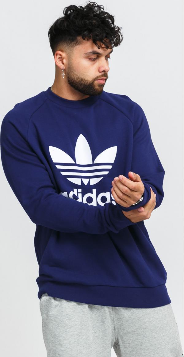 adidas Originals Trefoil Crew navy / bílá