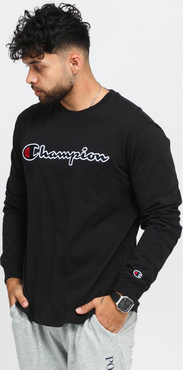 Champion Crewneck S T-Shirt černé