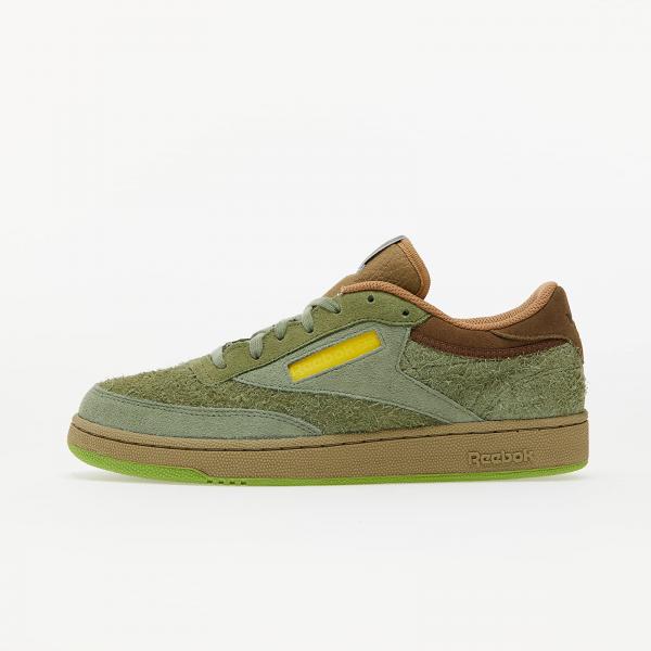 Reebok x National Geographic Club C Wast Green/ Acid Gold/ Soft Cam
