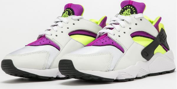 Nike W Air Huarache white / neon yellow - magenta