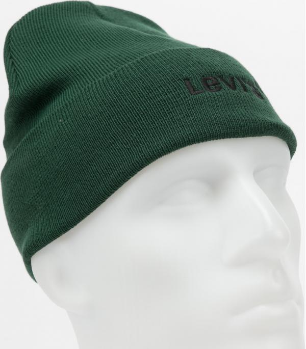 Levi's ® Wordmark Beanie tmavě zelený