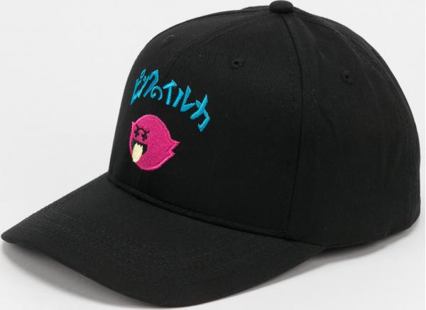 Pink Dolphin Retro Ghost Snapback černá