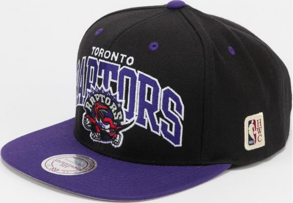 Mitchell & Ness 2 Tone Team Arch Snapback černá / fialová / šedá