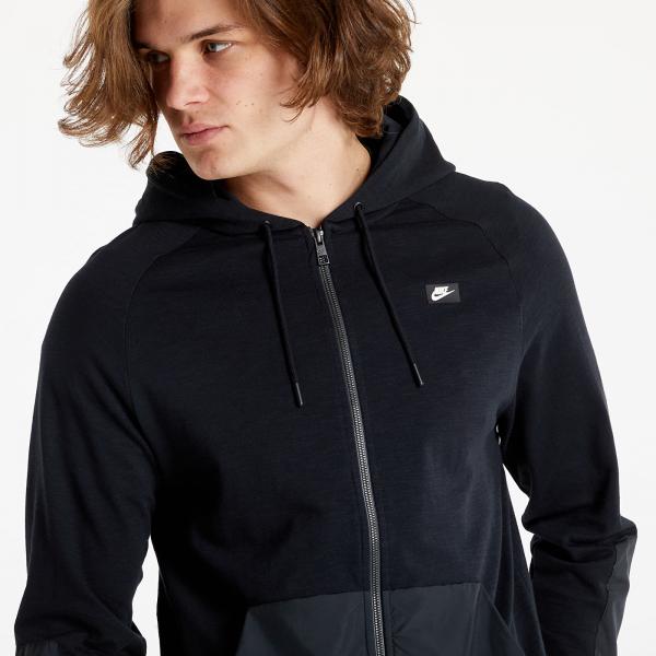 Nike Sportswear Me Hoodie Fz Ltwt Essentials Black/ Black/ Black Oxidized