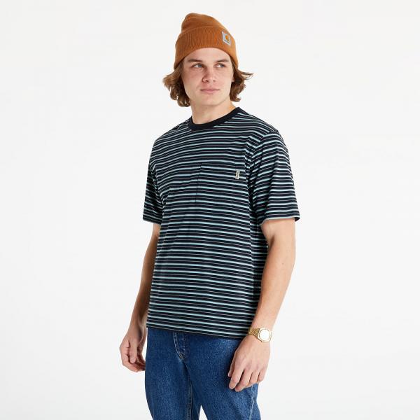 Stüssy Classic Striped Crew Black