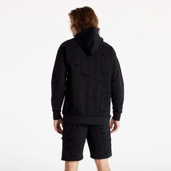 LIFE IS PORNO Illegal Hoodie Black