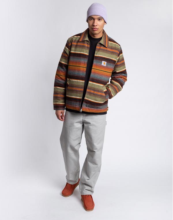 Carhartt WIP Detroit Tuscon Jacket Tuscon Stripe, Dollar Green L