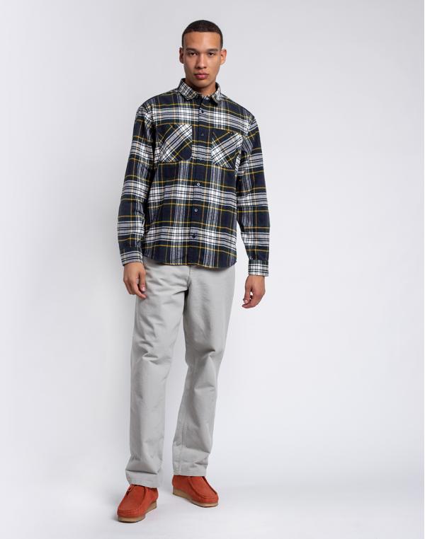 Carhartt WIP L/S Dunbar Shirt Dunbar Check, Grove L