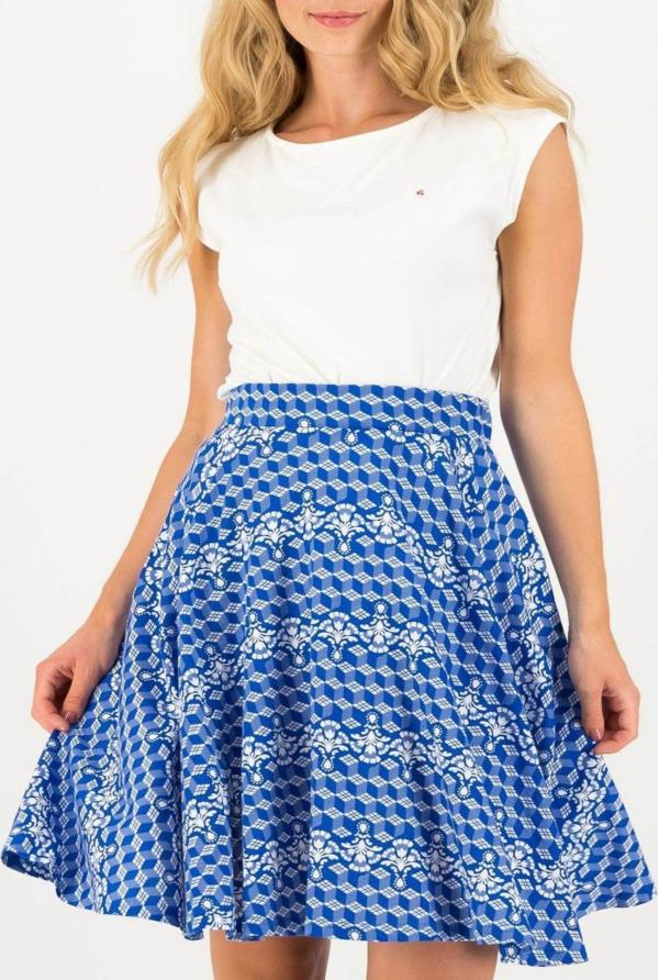 Fullmoon Circle Skirt Dutch Delft Sukně Blutsgeschwister