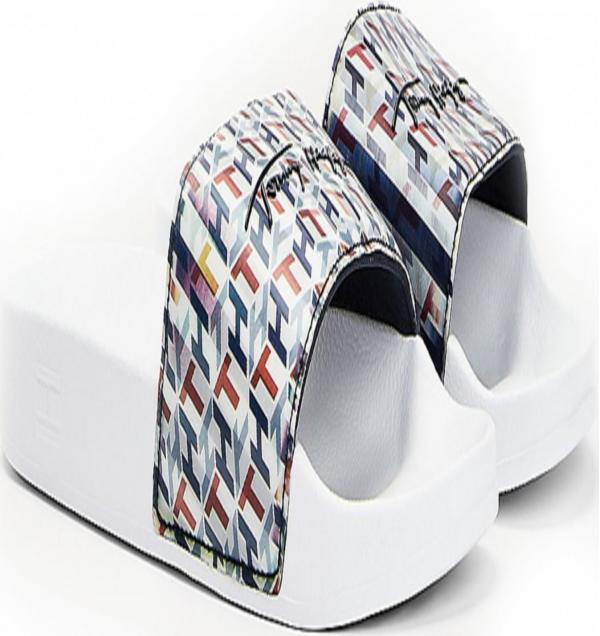 Monogram TH Pool Slide Pantofle Tommy Hilfiger