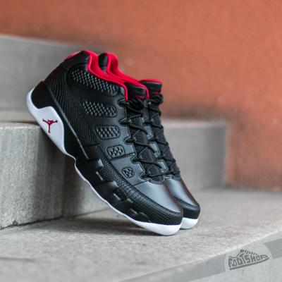 Air Jordan 9 Retro Low Black/ Gym Red-White