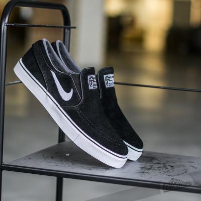 Nike Zoom Stefan Janoski Slip On Black/ White